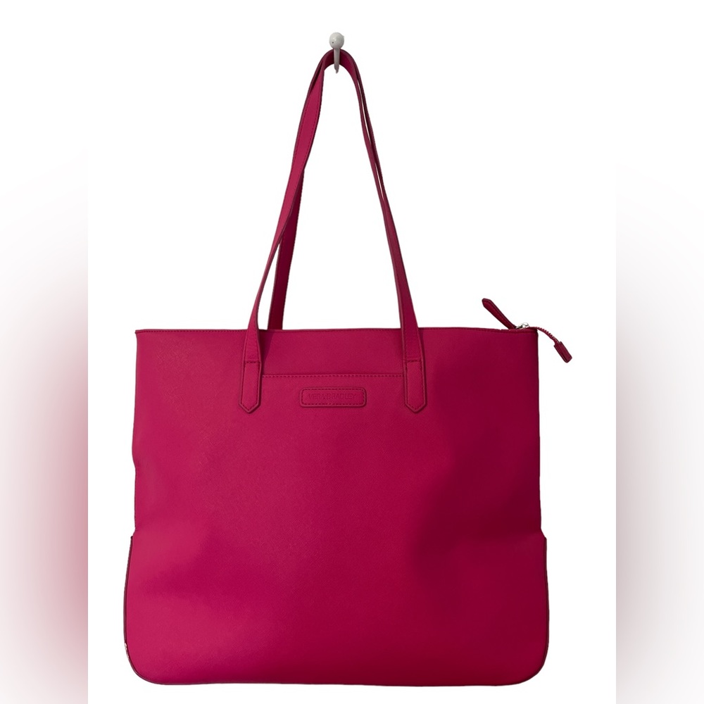 Vera Bradley leather tote bag